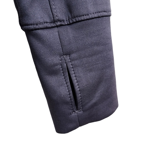 Apana Athletic women's zip up sweater gray Jacket Thumbholes Pockets Activewear - Picture 7 of 9